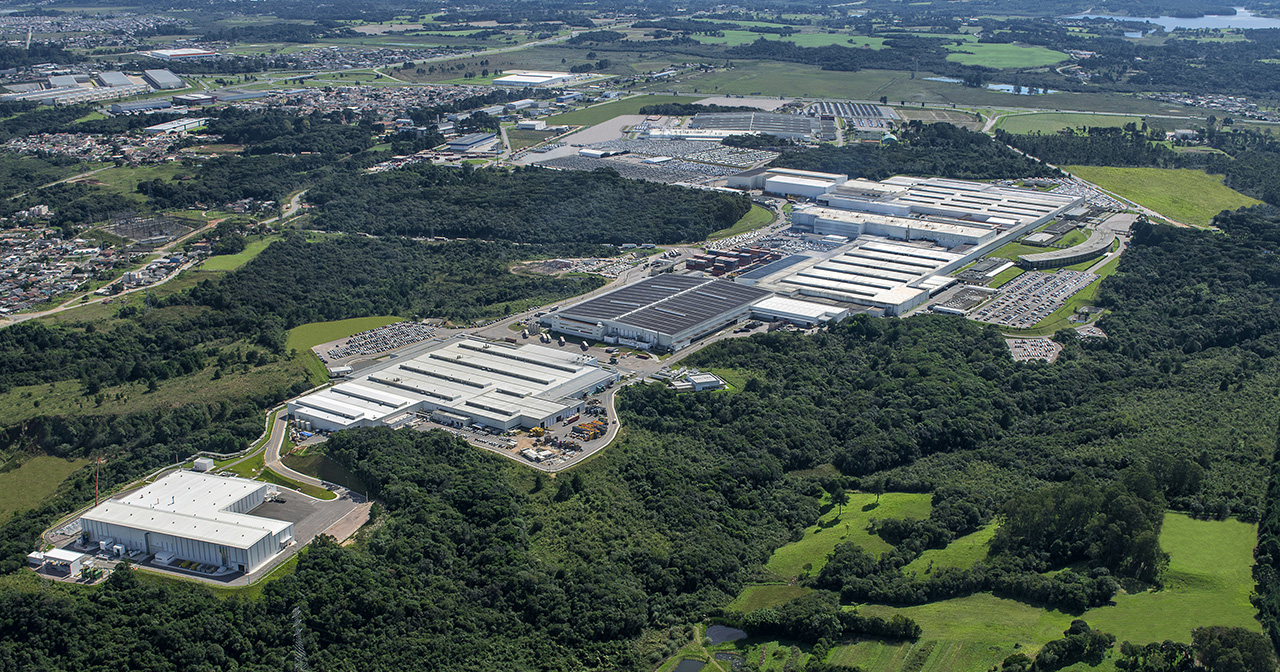 Bilmonteringsanläggning i Curitiba, Brasilien